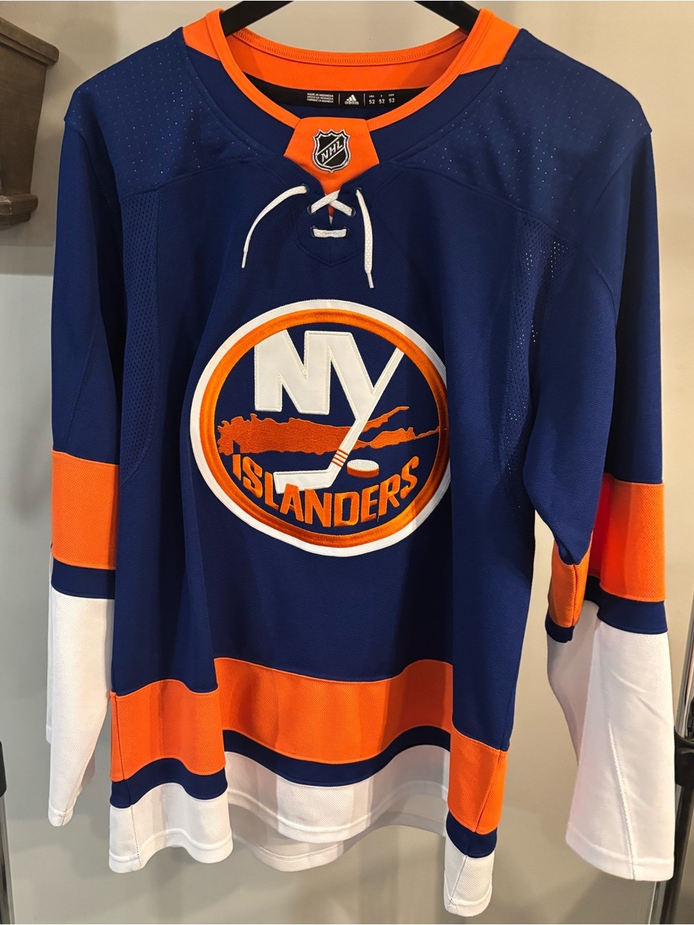 official Adidas Adizero Authentic NHL New York Islanders Home Jersey Size 52/L